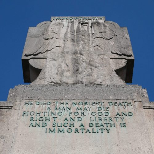 Beckenham War Memorial (Detail – South Face – 02)